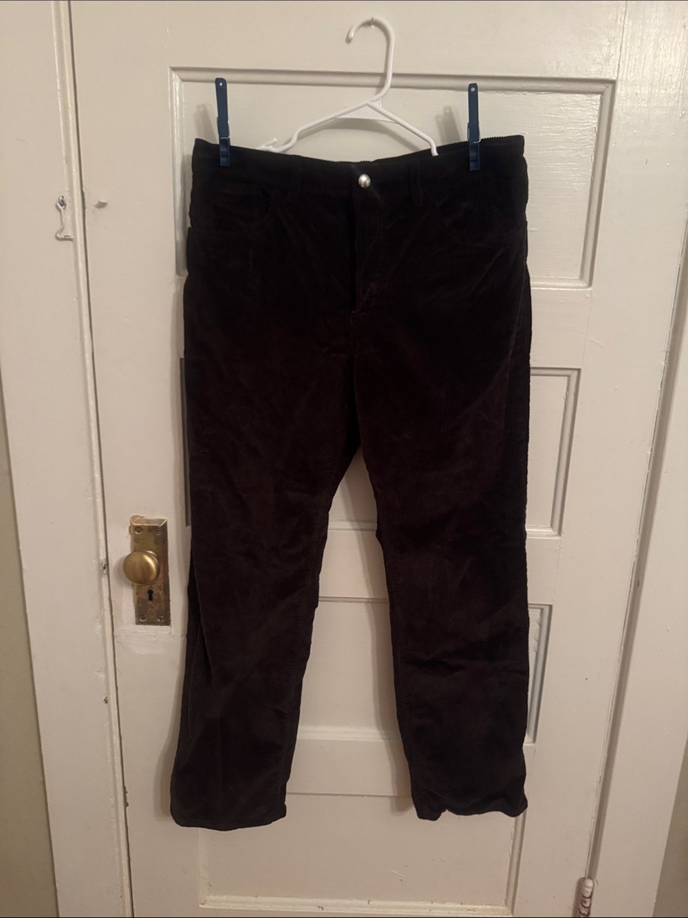 Madewell Women's Corduroy Trousers - Dark Brown